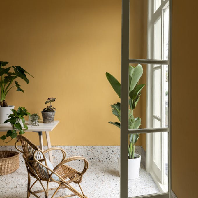 Using warm, radiant yellows in the home