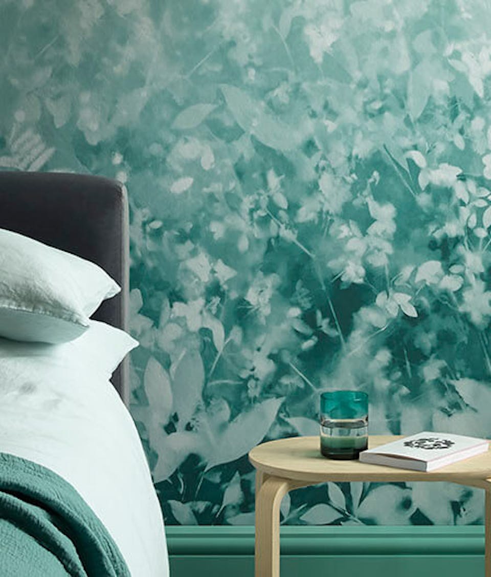 How to use botanical wall murals within the home