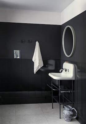 NEW BLACK BATHROOM